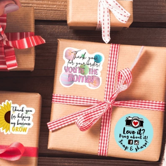 50 CT  Thank You for Your Order Bomb Stickers, Thank You Stickers - Picture 10 of 11